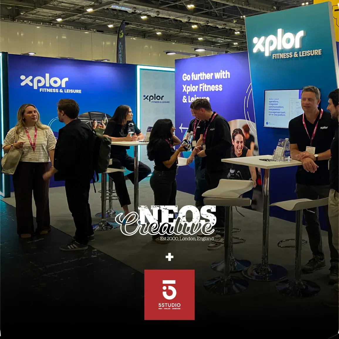 Xplor stand at Elevate, delivered with 5 Studio