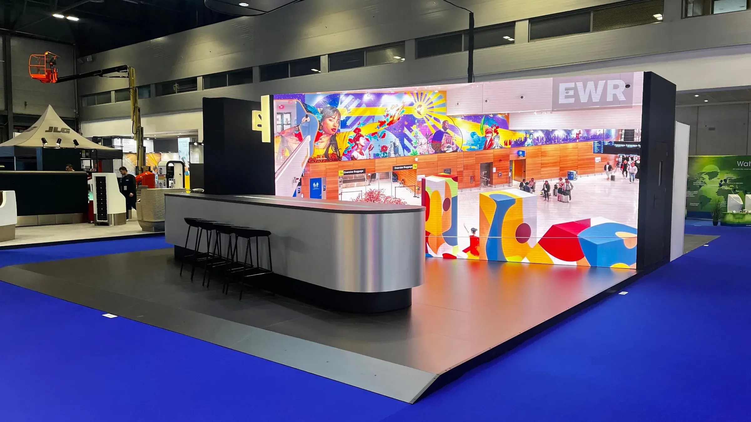 AECOM's architect-designed stand at PTE World
