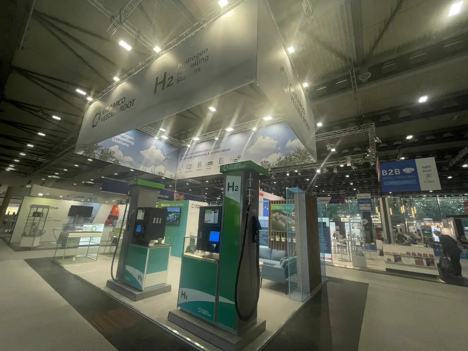 Exhibition stand interior designed as a brand you can walk into