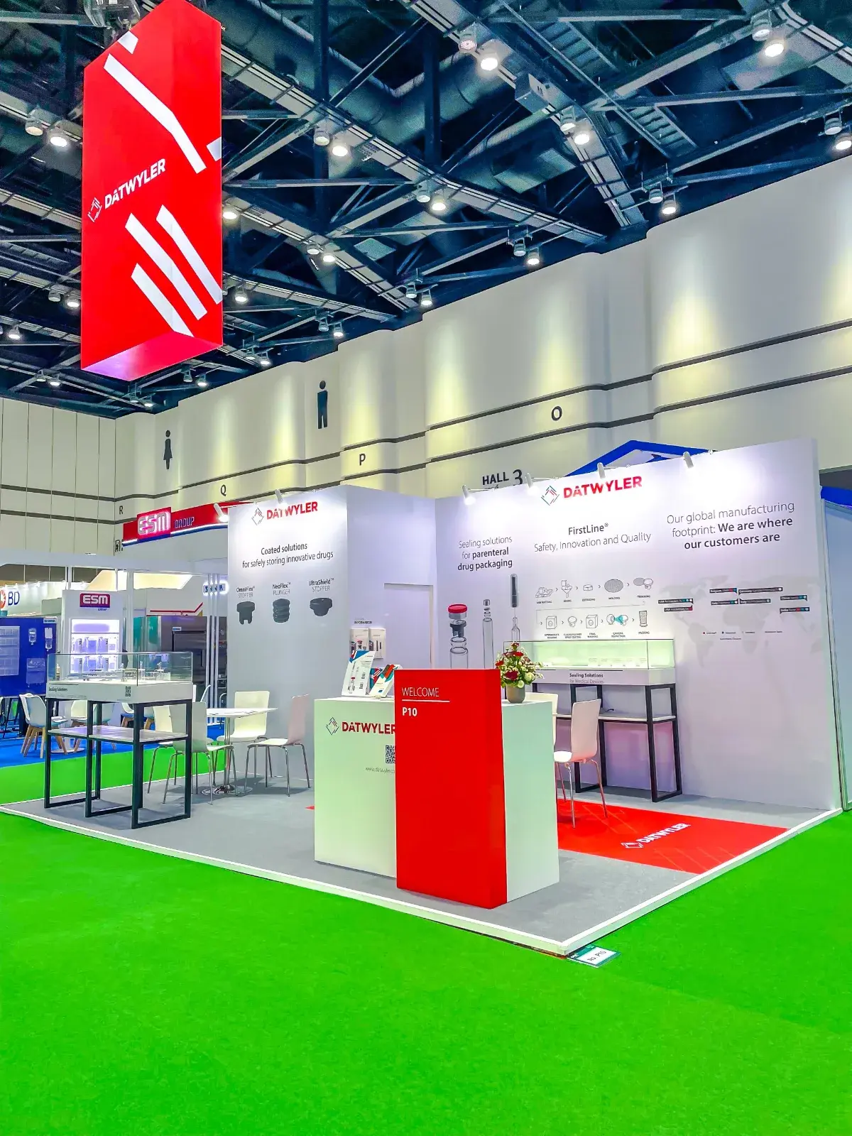 Datwyler's stand at CPHI South East Asia in Bangkok