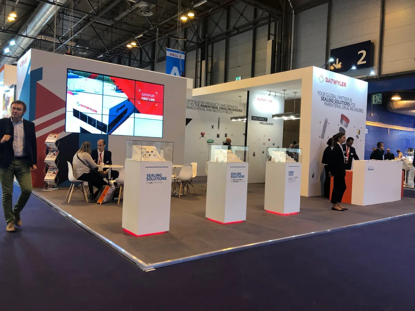 Datwyler's exhibition stand at CPhI Worldwide
