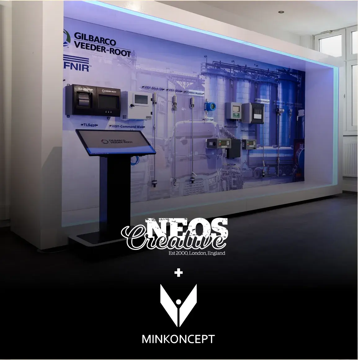 Gilbarco Veeder-Root stand, delivered with MinKoncept