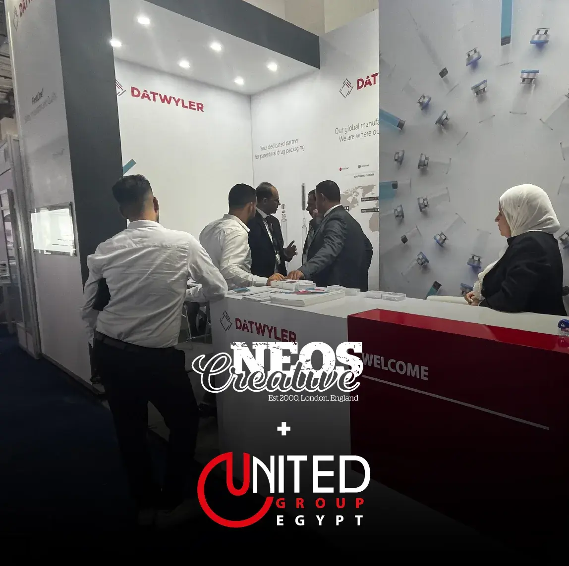 Datwyler stand, delivered with United Group Egypt