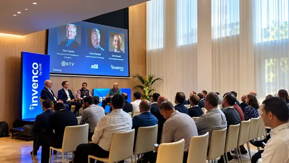 Audience at a panel session during Vontier's RTC event